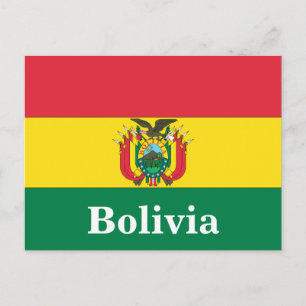 Vintager Bolivien Tourismus Postkarte
