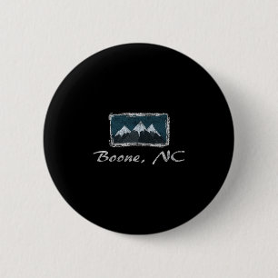 Vintager Boone North Carolina Winterski Spaß Button