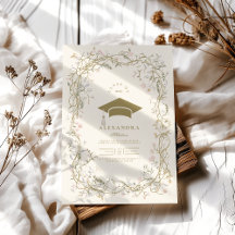 Vintager botanischer Abschluss