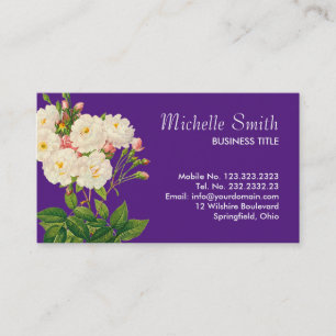 Vintager botanischer Druck-Gärtner-mit Visitenkarte