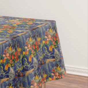 Vintager Bouquet mit Zahlen im Hintergrund Tischdecke