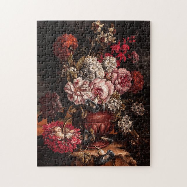 Vintager Bouquet von Blume Puzzle (Vertikal)