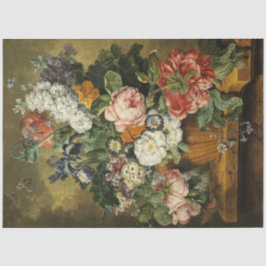 Vintager Bouquet von Blume Seidenpapier