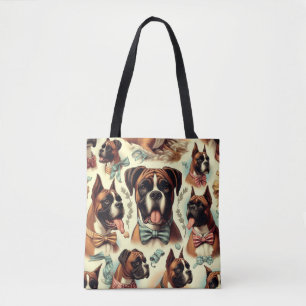 Vintager Boxer Hund nahtlos