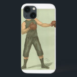 Vintager Boxer mit langen grünen Stämmen Case-Mate iPhone Hülle<br><div class="desc">Eine anschauliche Darstellung eines Vintagen Boxers in seiner Kampfhaltung. Dieser Pugilist ist bereit,  zwölf Runden in seinen langen grünen Stämmen zu machen. Kaufen Sie Ihre Kopie noch heute!</div>