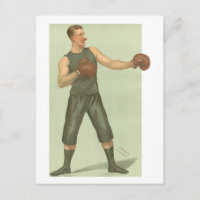 Vintager Boxer mit langen grünen Stämmen