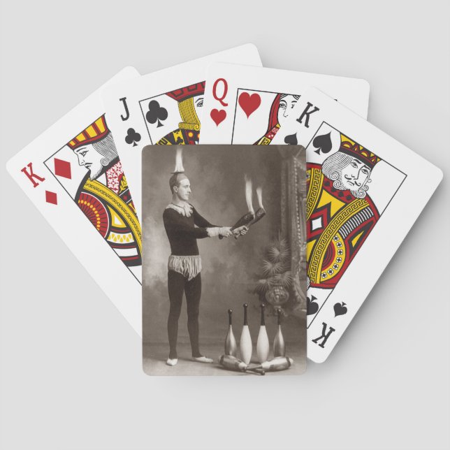 Vintager Brandbrecher Spielkarten (Rückseite)