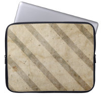 Vintager, brauner Streifen Grunge Notebook-Compute
