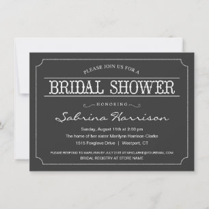 Vintager Bridal-Duschkopf mit Zwischenwand Einladung