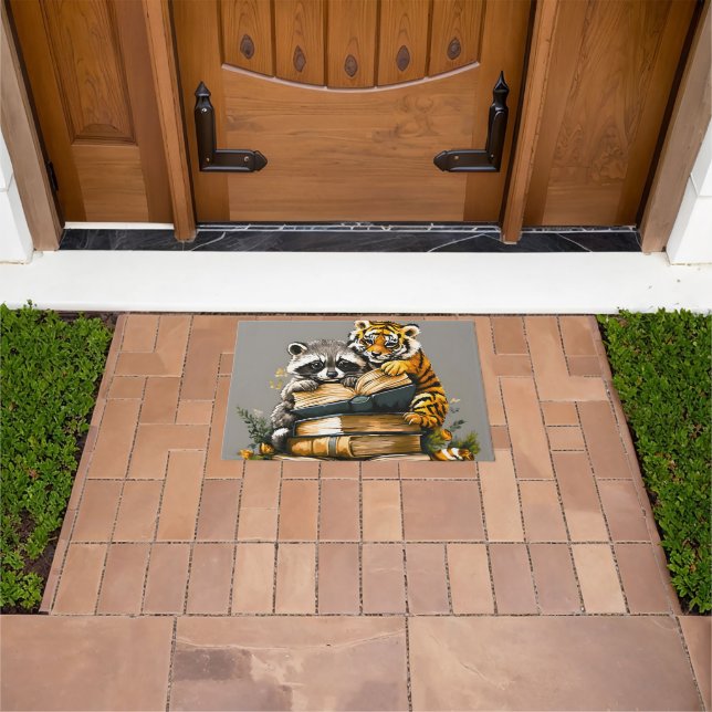 Vintager Buchclub Fußmatte (Außenbereich)