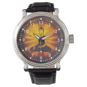 Vintager Buddha Armbanduhr