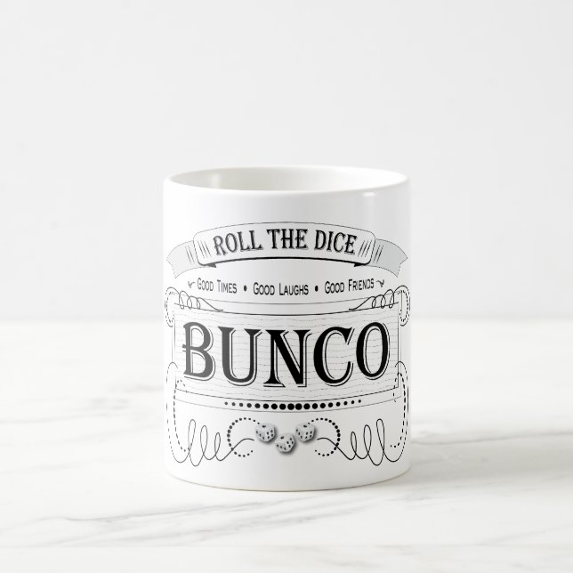 Vintager Bunco Entwurf Kaffeetasse (Mittel)