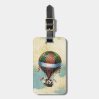 Vintager bunter Heißluft-Ballon