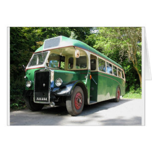 Vintager Bus, 1940 Transport, britische Nostalgie