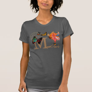 Vintager Butterfly Heißluftballon Meditat T - Shir T-Shirt
