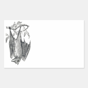 Vintager Butterkleber Rechteckiger Aufkleber