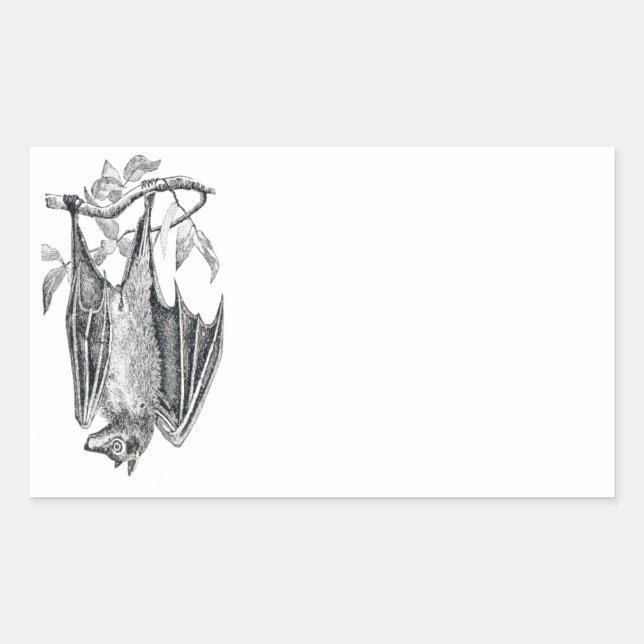 Vintager Butterkleber Rechteckiger Aufkleber (Vorderseite)