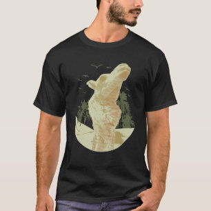 Vintager Camel Realistic Camel Animal Liebhaber Kü T-Shirt