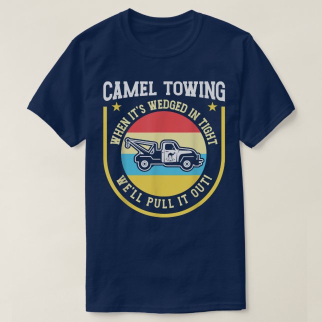 Vintager Camel Towing Spaß Schlepper3115 T-Shirt (Design vorne)