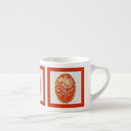 Vintager Cameo-Muttertag Espressotasse