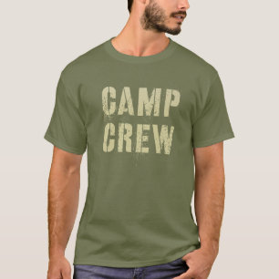 Vintager CAMP CREW Sommerkollegen Lehrer T-Shirt