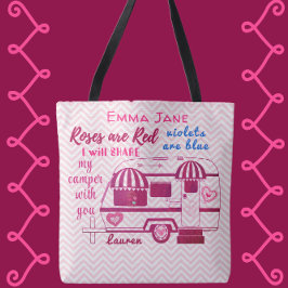 Vintager Camper Trailer Valentinstag