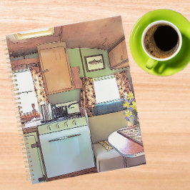 Vintager Camper Travel Trailer Küche Planer