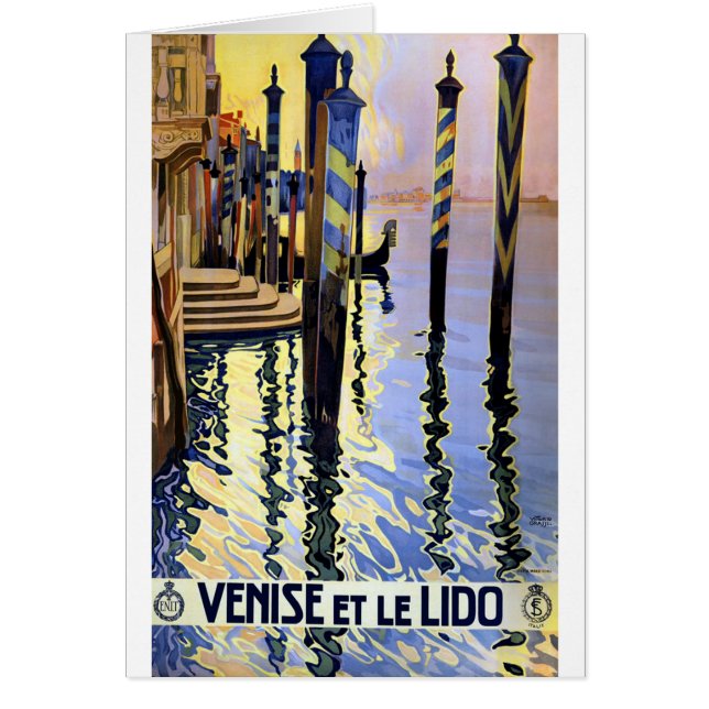 Vintager Canal Venedig Italien Reisen (Vorne)