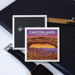 Vintager Canyonlands-Nationalpark Button