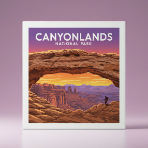 Vintager Canyonlands-Nationalpark Fliese