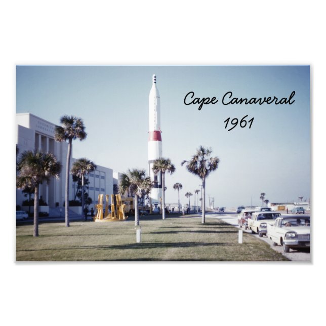 Vintager Cape Canaveral Fotodruck (Vorne)