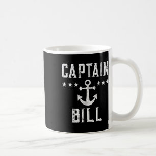 Vintager Captain Bill Boat Eigentümer Art Bootthem Kaffeetasse