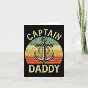 Vintager Captain Daddy Boat Pontoon Vater Angeli S Karte