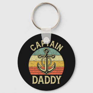 Vintager Captain Daddy Boat Pontoon Vater Angeli S Schlüsselanhänger