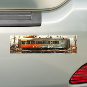 Vintager Caravan Trailer RV Thunder_Cove Autoaufkleber