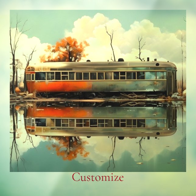 Vintager Caravan Trailer RV Thunder_Cove Fensteraufkleber (Blatt 3)