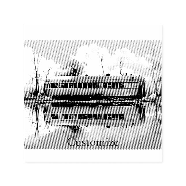 Vintager Caravan Trailer RV Thunder_Cove Permastempel (Design)