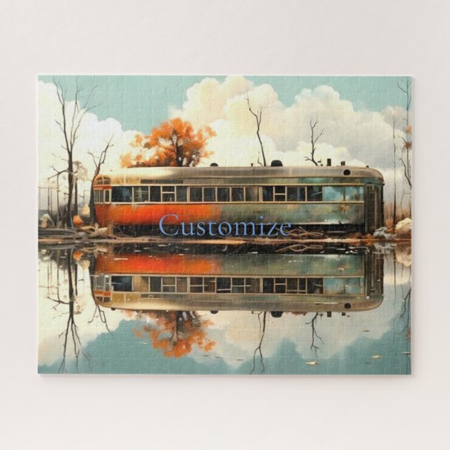 Vintager Caravan Trailer RV Thunder_Cove Puzzle (Horizontal)