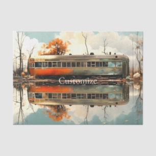 Vintager Caravan Trailer RV Thunder_Cove Seidenpapier