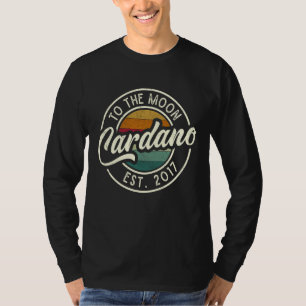 Vintager Cardano Ada Münze Fantastische Bergwelten T-Shirt