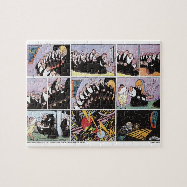 Vintager Cartoon Art Puzzle (Horizontal)