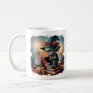 Vintager Cartoon Goblin Gothic, Halloween Vibes Kaffeetasse