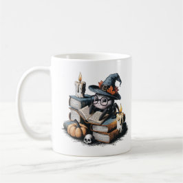 Vintager Cartoon Spider: Gotik, Halloween-Roben Kaffeetasse