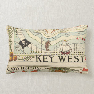 Vintager Cayo Hueso Lumbar Kissen