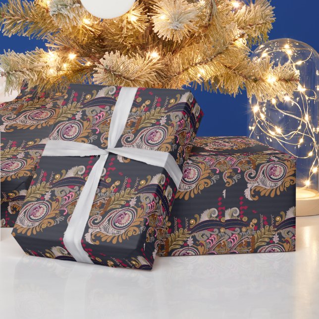 Vintager Charme Geschenkpapier (Feiertage)