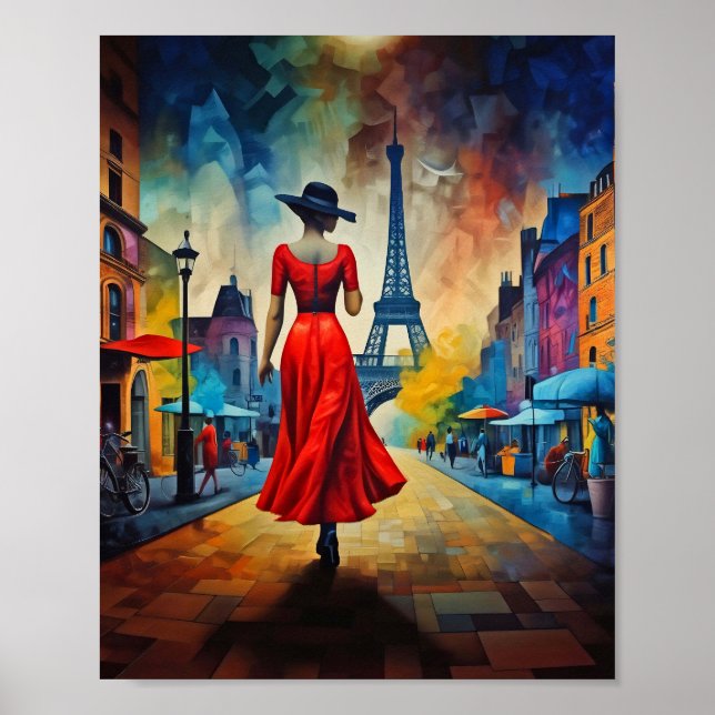 Vintager Charme von Paris Value Poster Paper (Matt (Vorne)