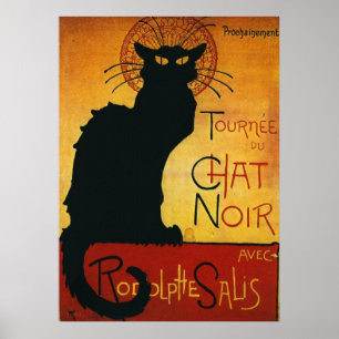 Vintager Chat Noir Poster