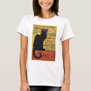 Vintager Chat Noir, Vente Hôtel Drouot Steinlen T-Shirt