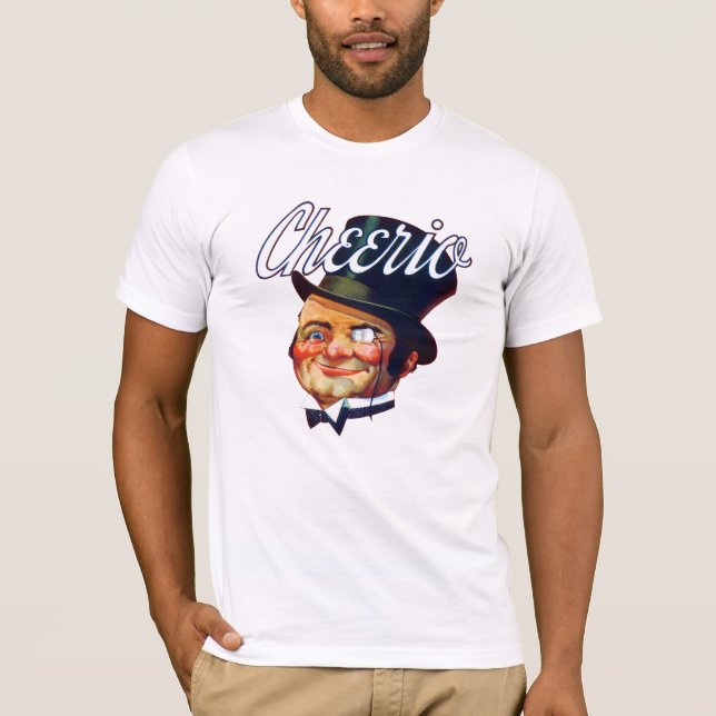 Vintager Cheerio Dapper Gefährte T-Shirt (Vorderseite)