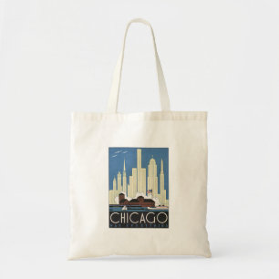 Vintager Chicago-Illinois Tragetasche